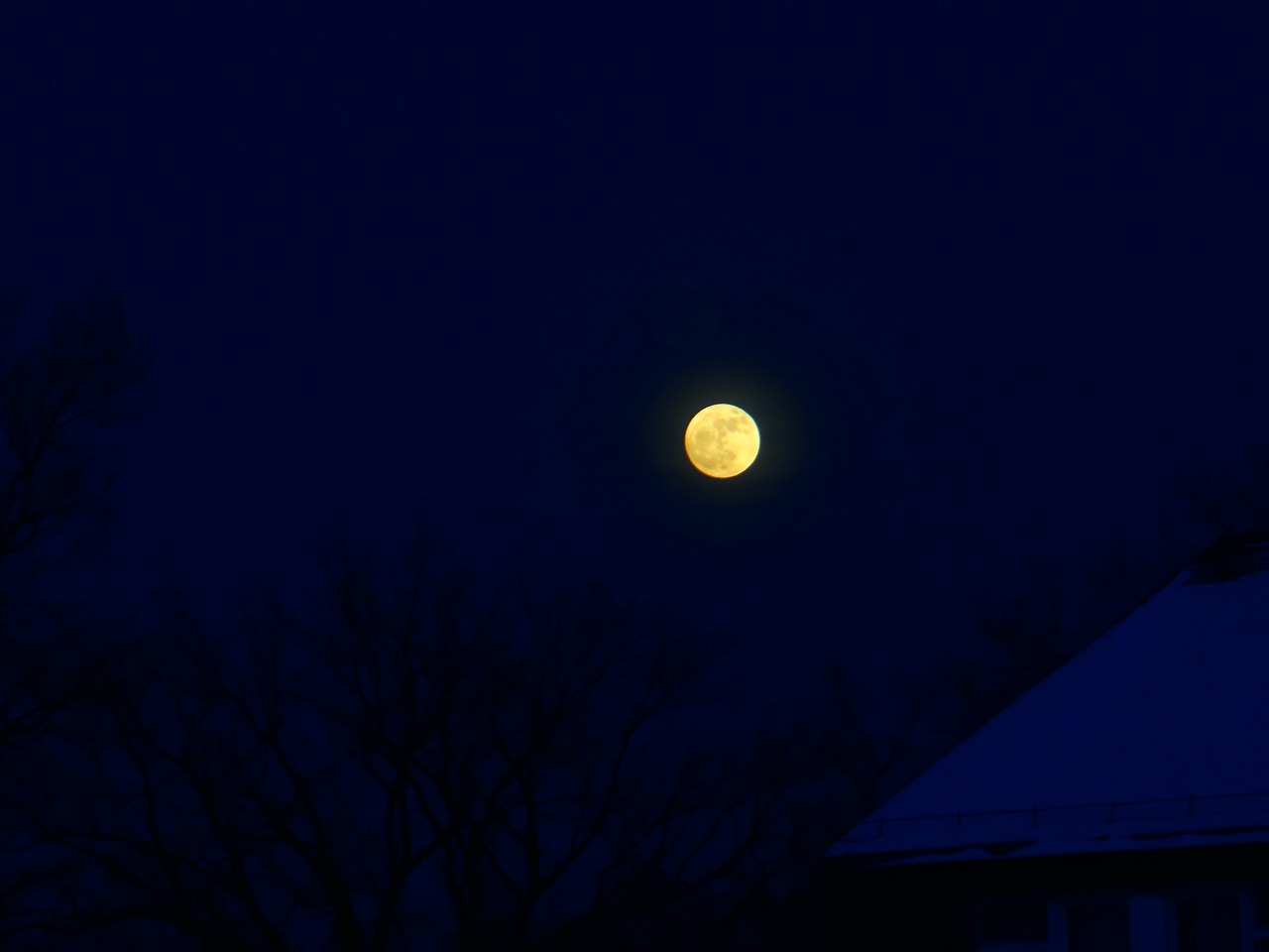 full moon night moonlight free photo