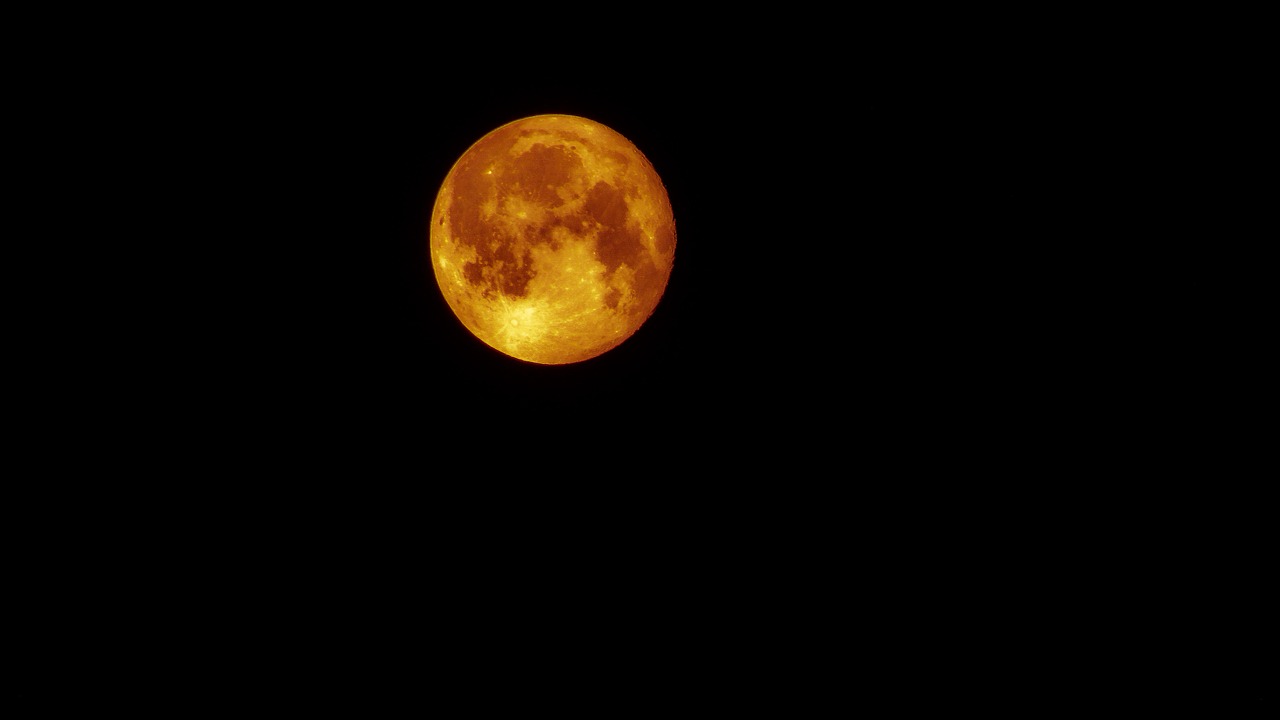full moon satellite moon free photo