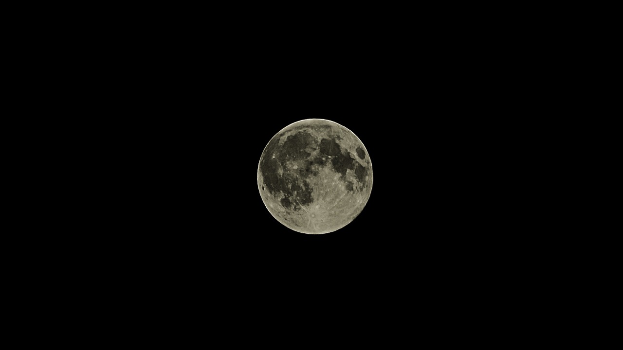 full moon moon astronomy free photo