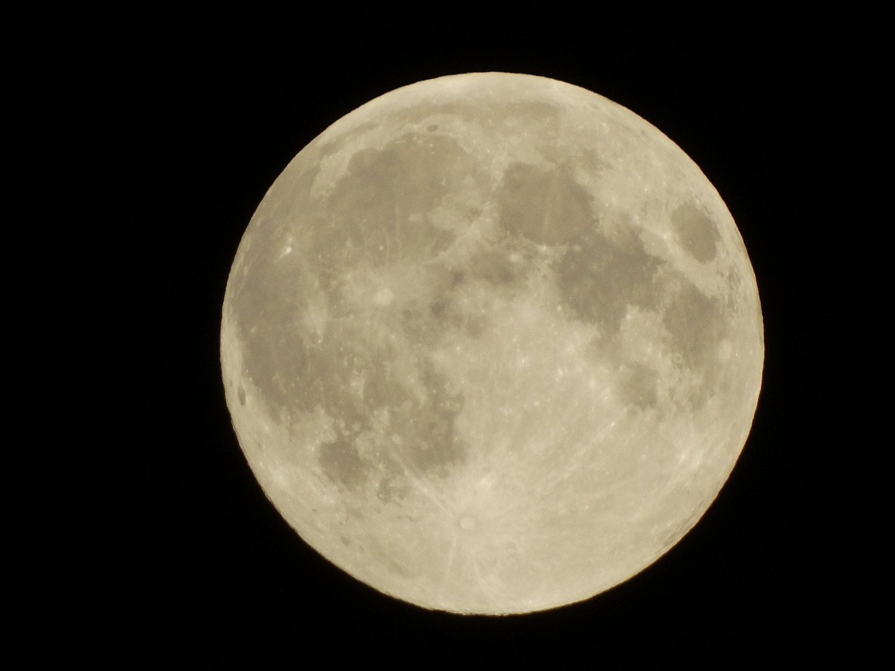 full moon celestial body night free photo