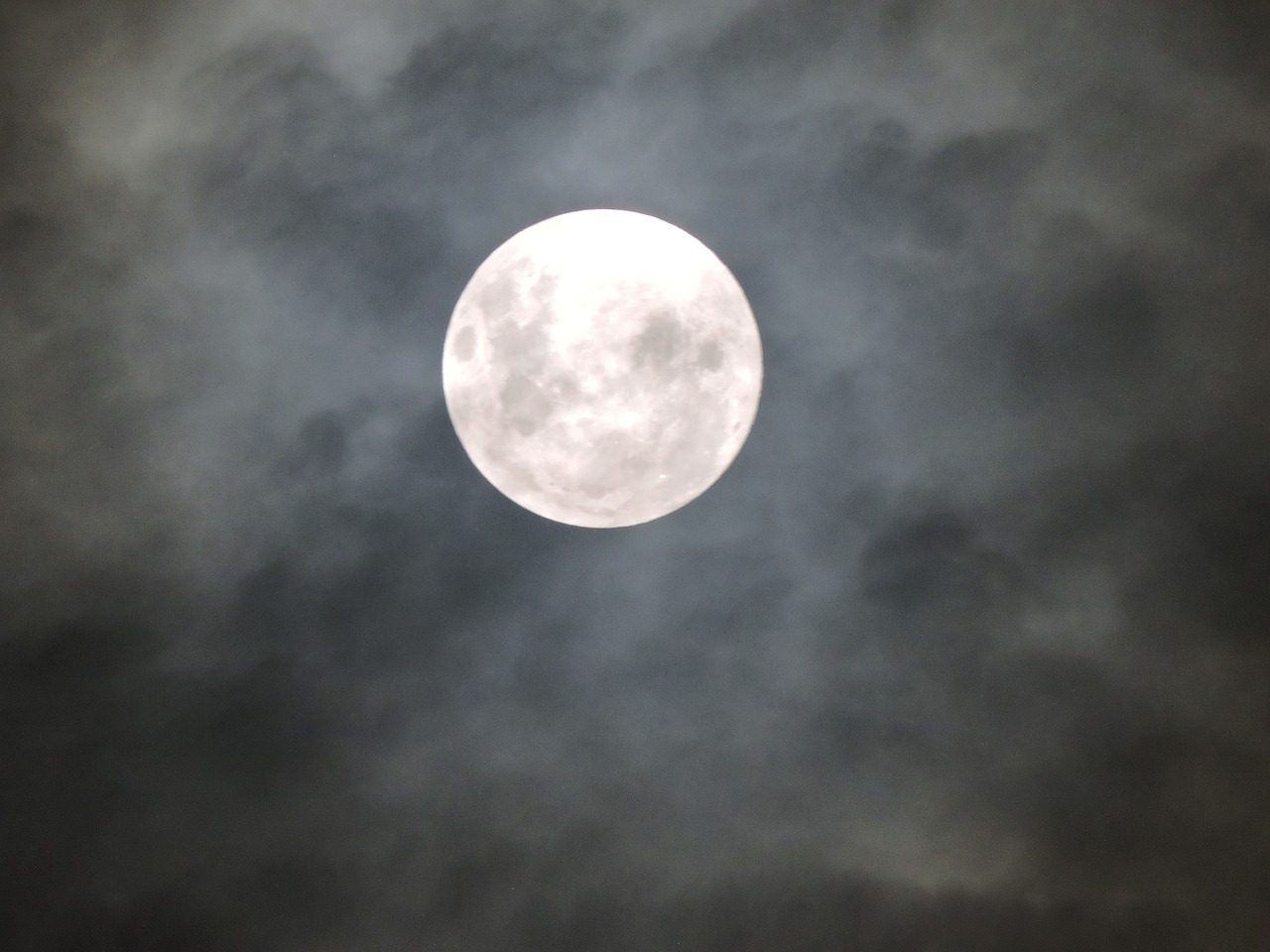 full moon sky night free photo