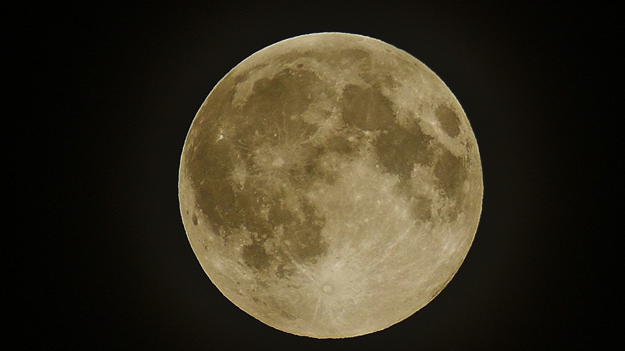 full moon moon night free photo