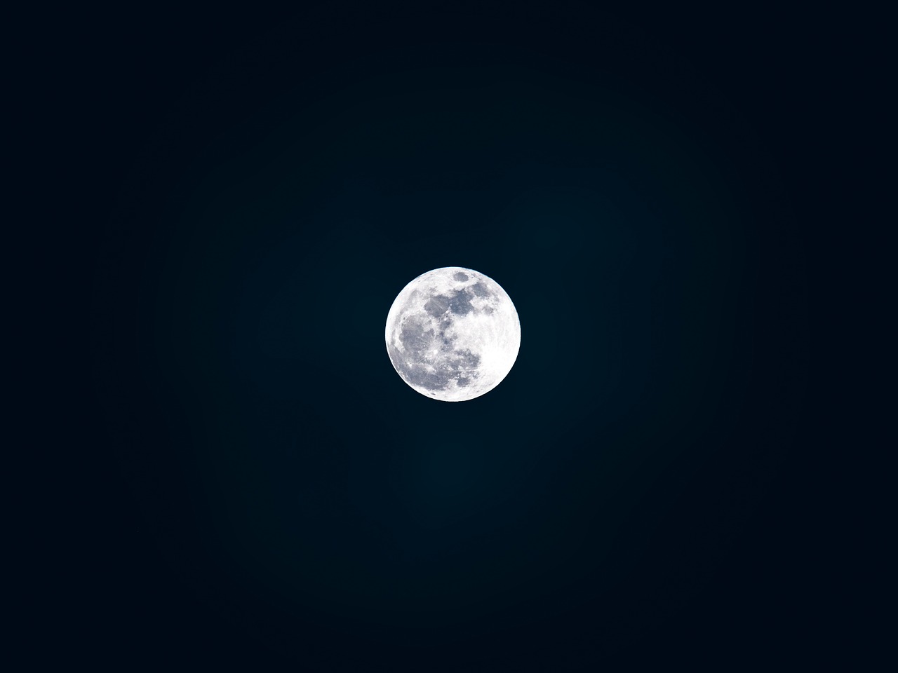 full moon night black free photo