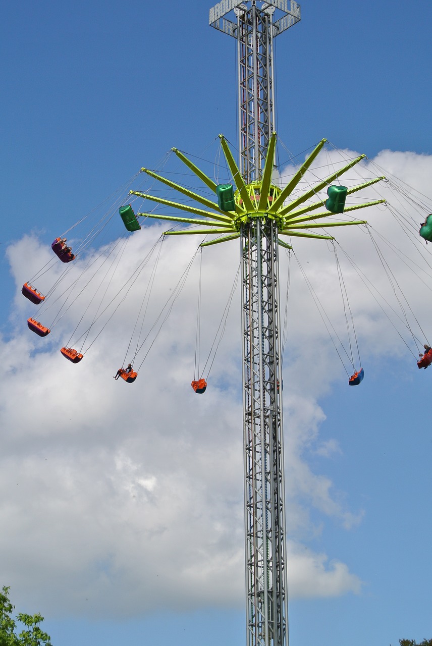 funfair ride high free photo