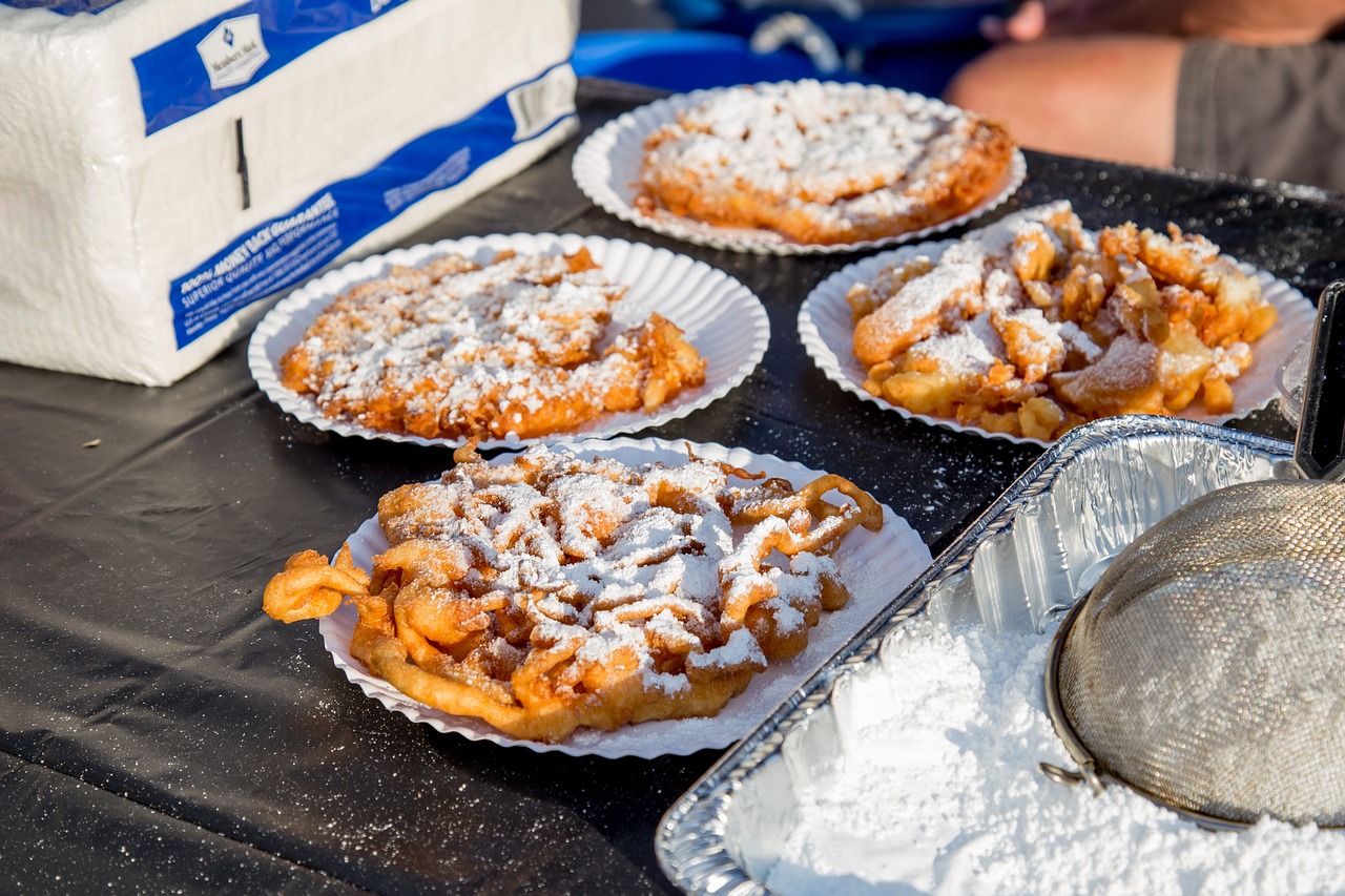 funnel cake delicious food free photo