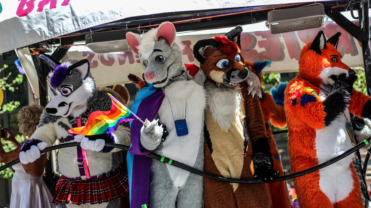 furry friends pride parade san francisco free photo