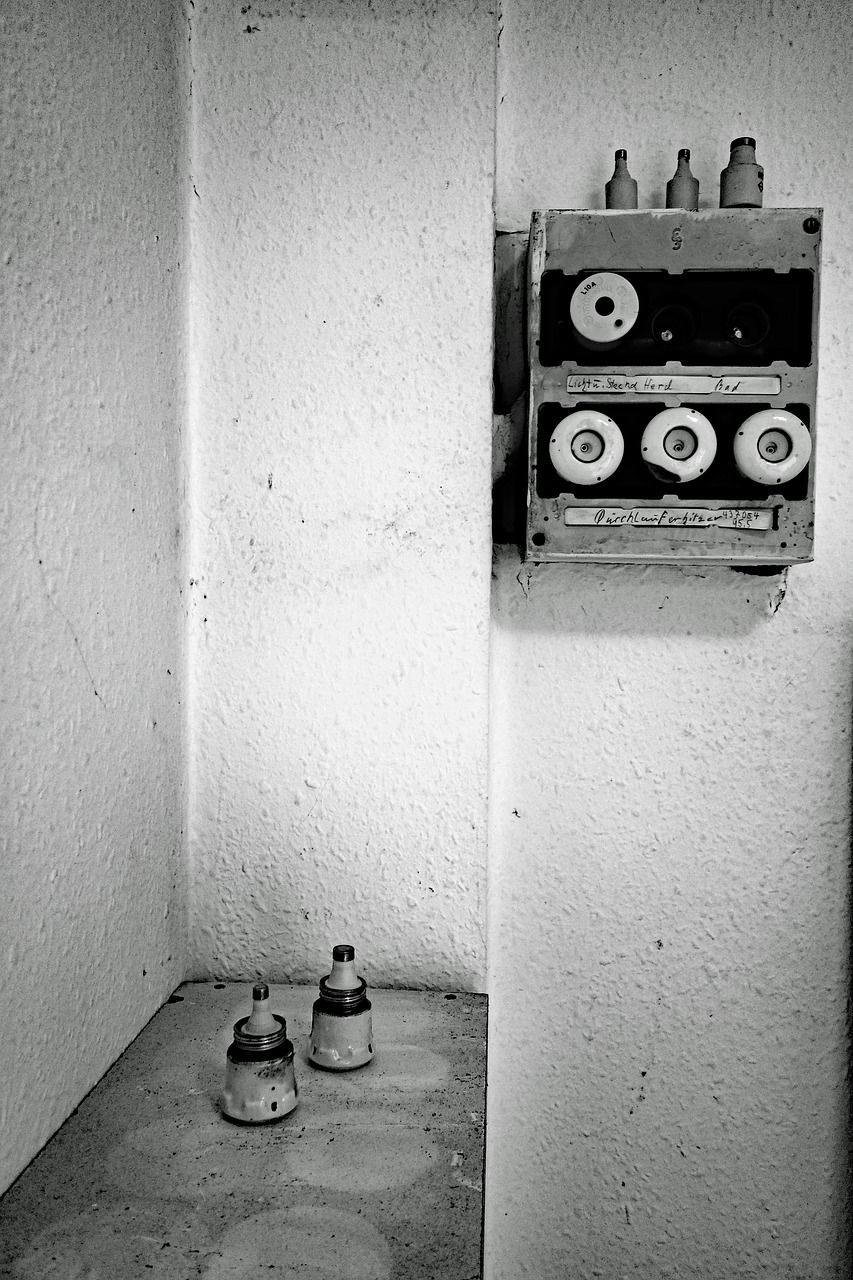 fuse box  old  current free photo