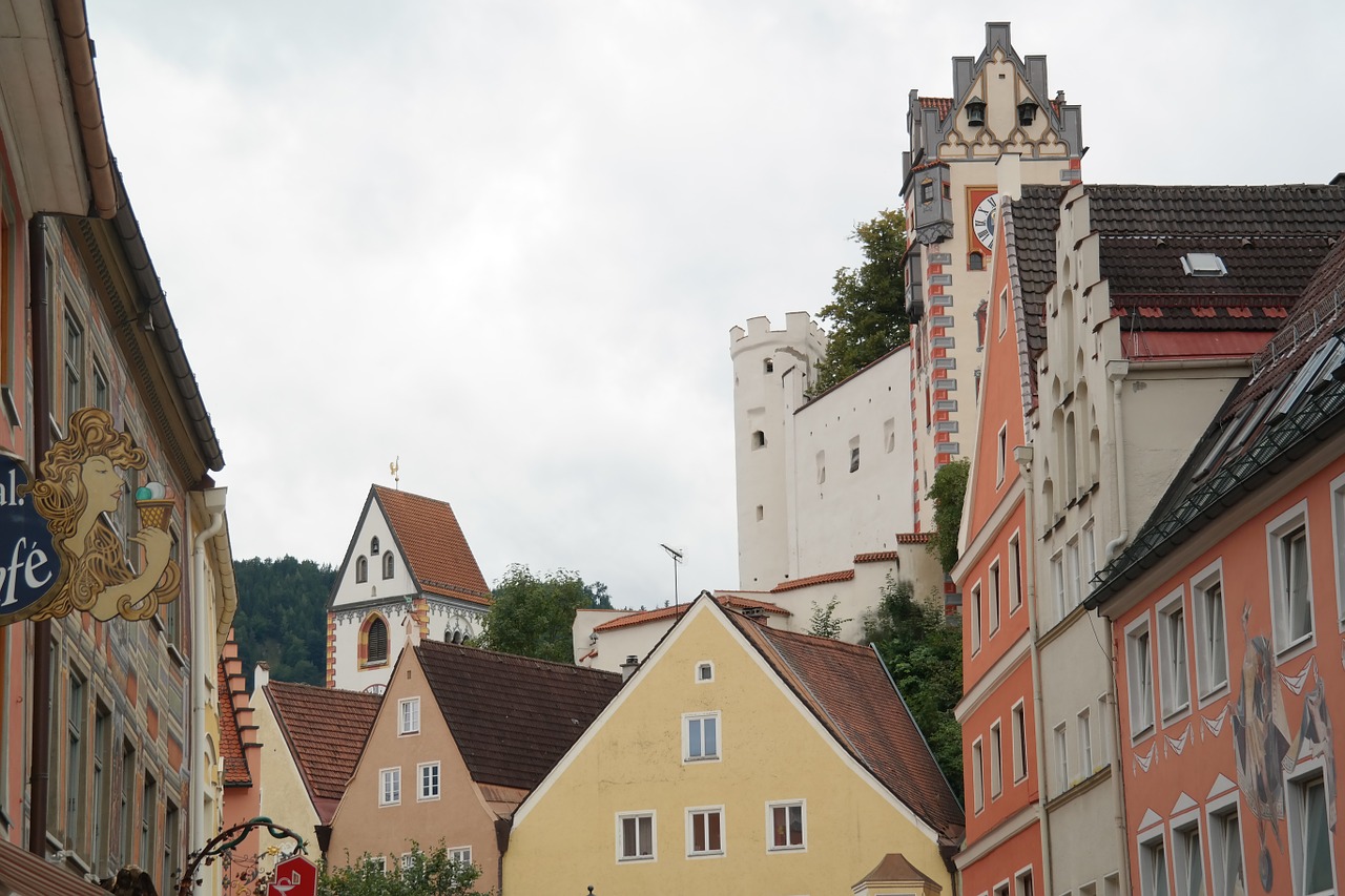 füssen old town downtown free photo