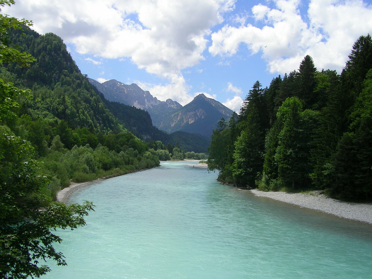 füssen allgäu river free photo
