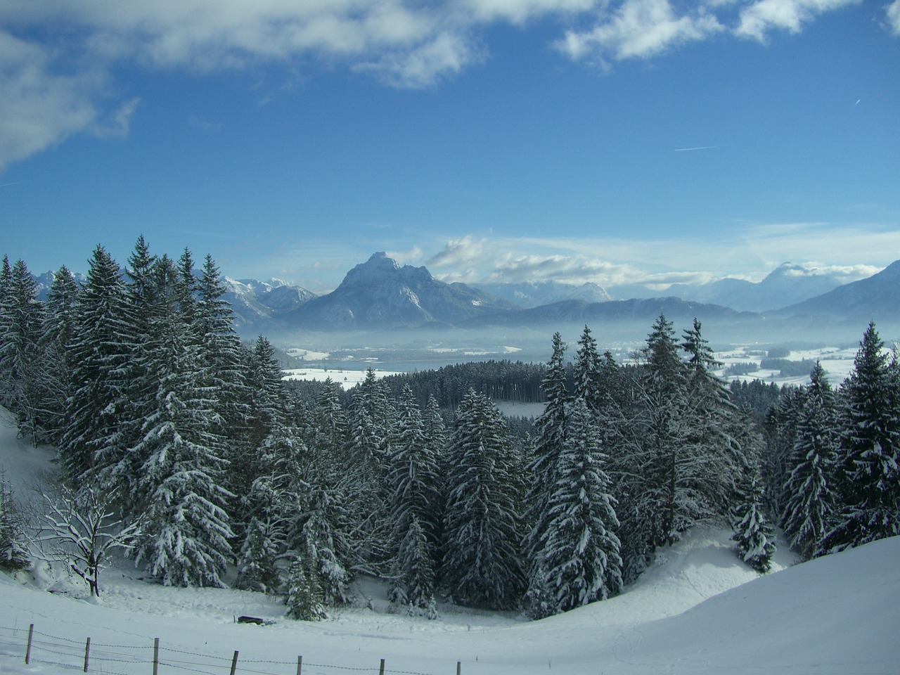 füssener land alpine winter free photo