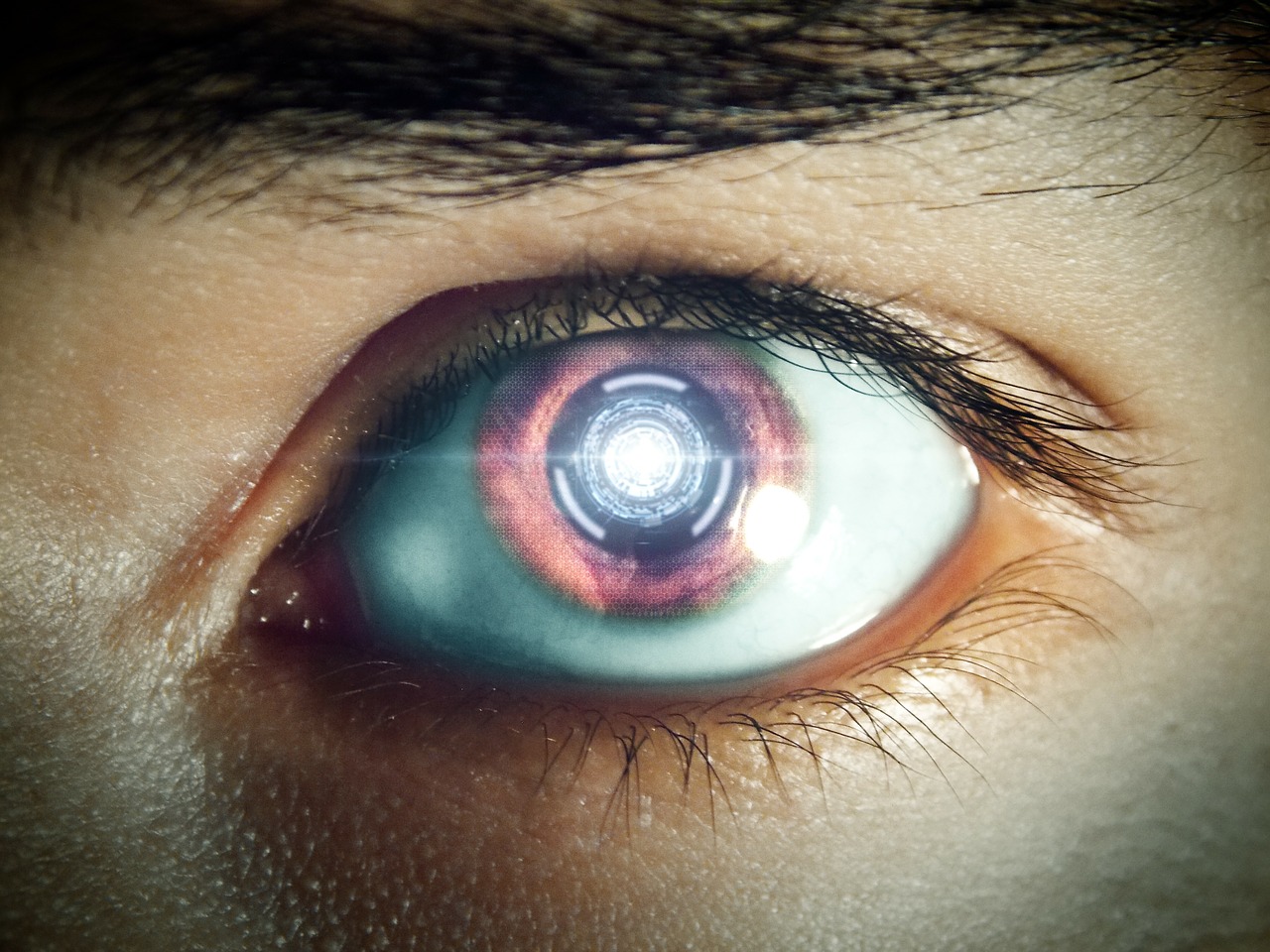 future eye robot eye free photo