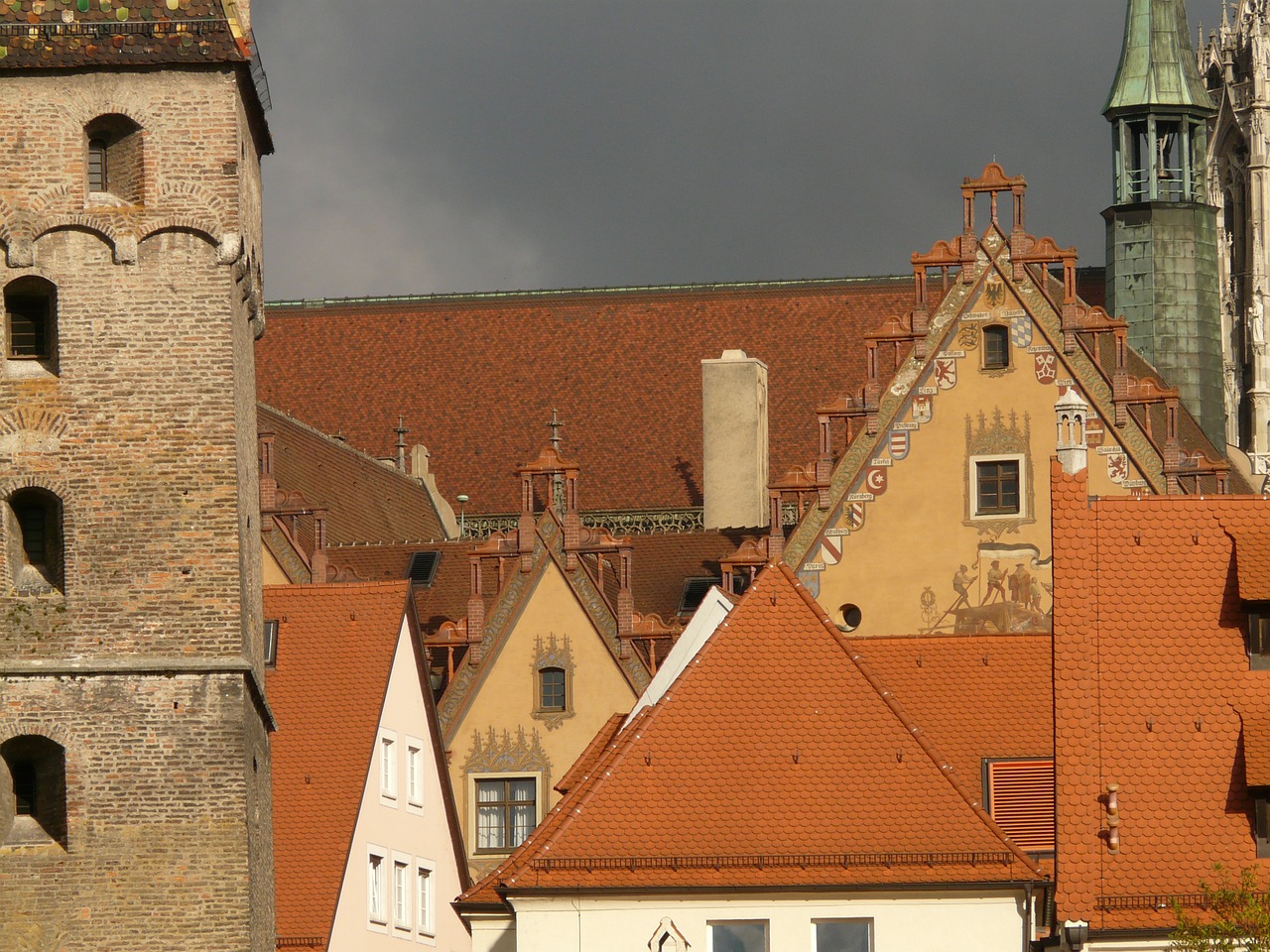 gable roofs homes free photo