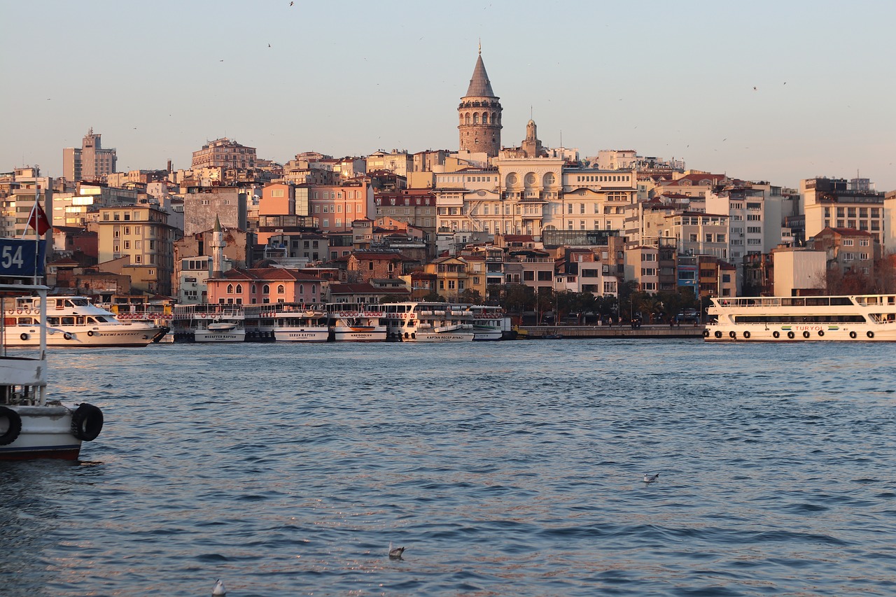 galata  istanbul  marine free photo