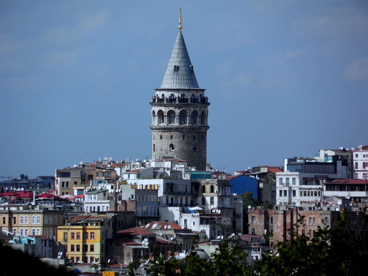 galata tower istanbul turkey free photo