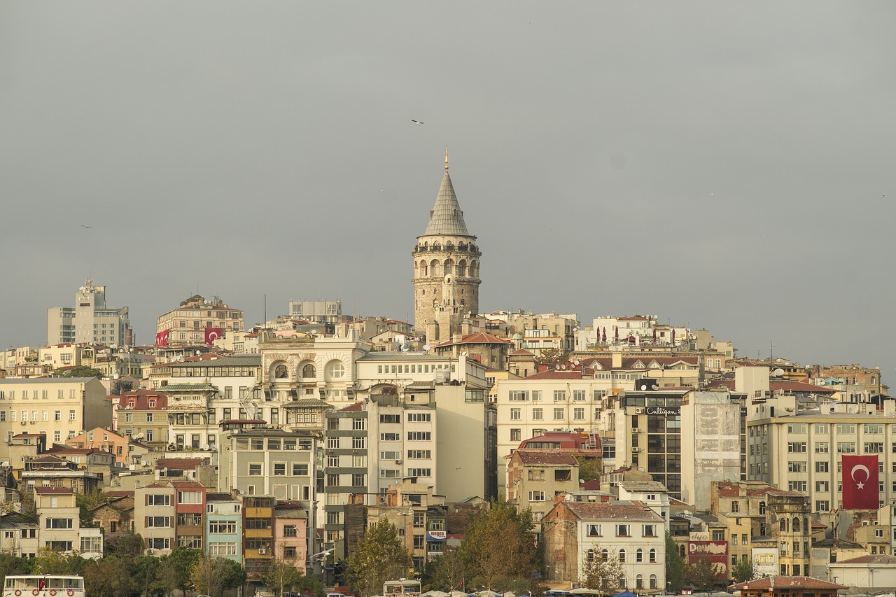 galata tower city istanbul free photo