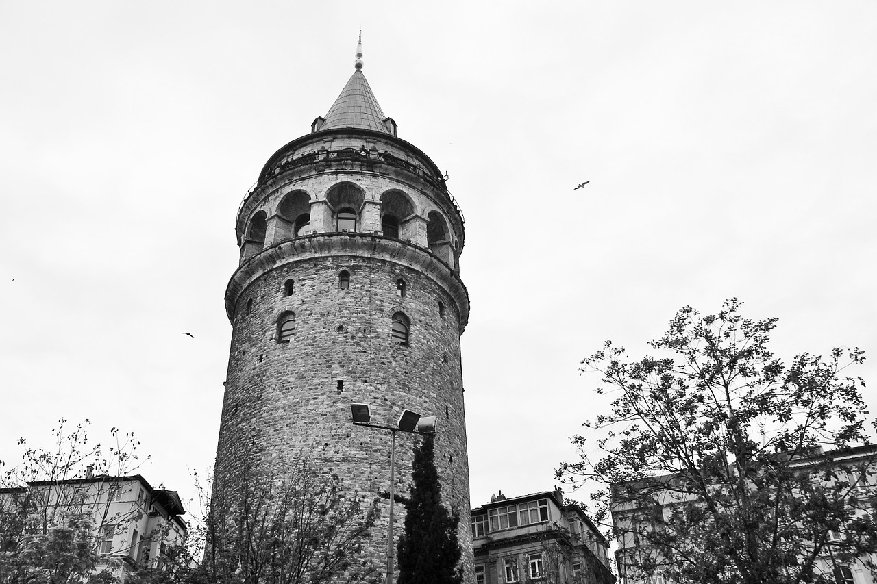 galata tower turkey architecture free photo