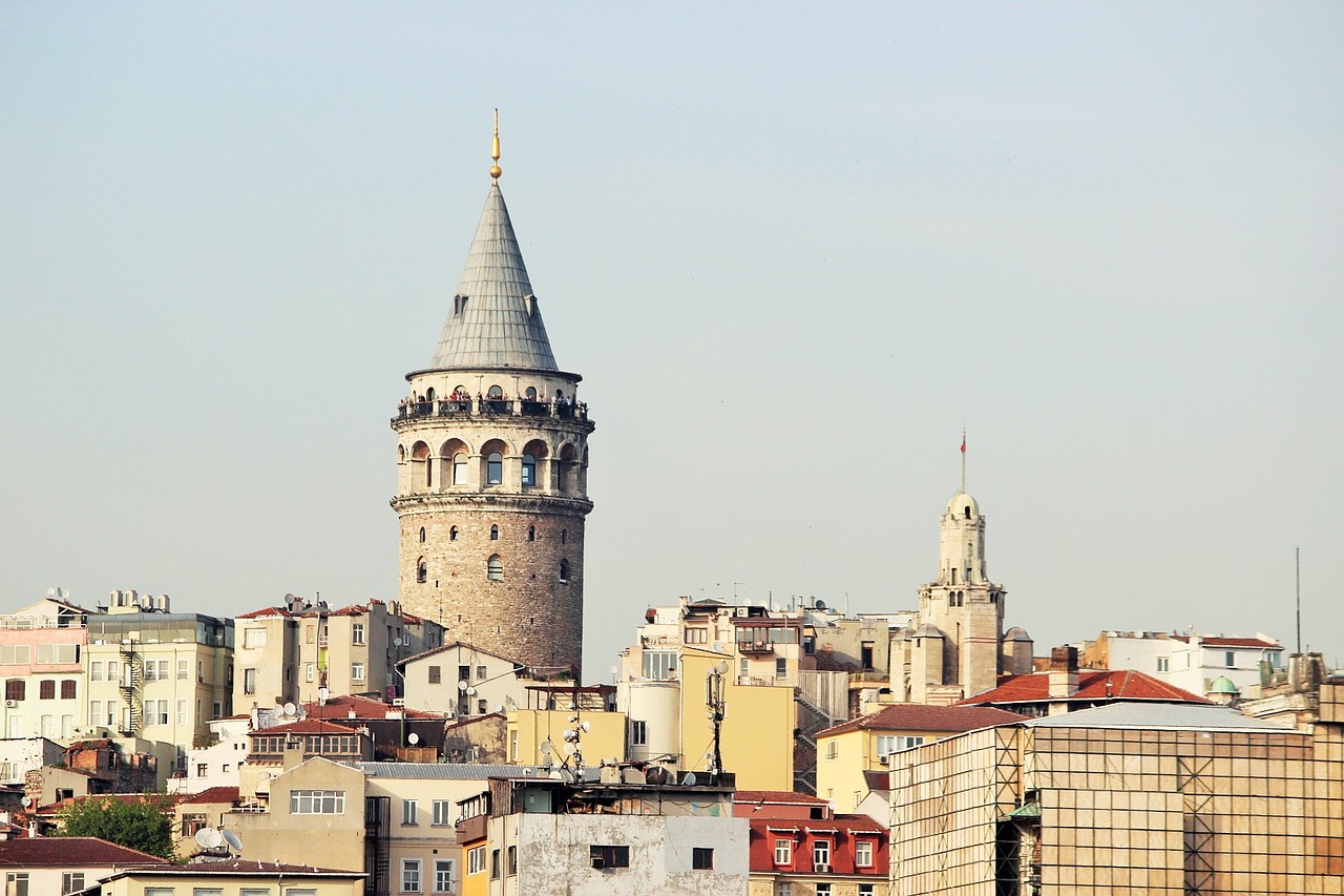 galata tower turkey architecture free photo