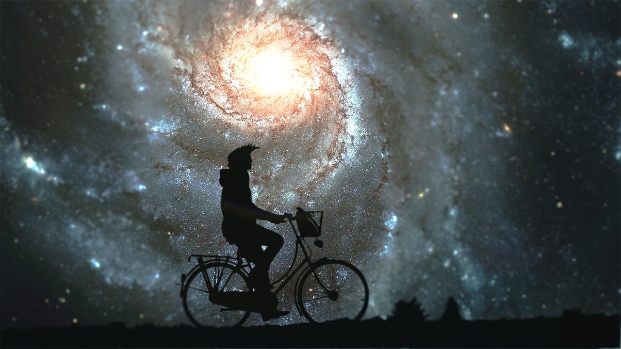 galaxy bike bicycle free photo