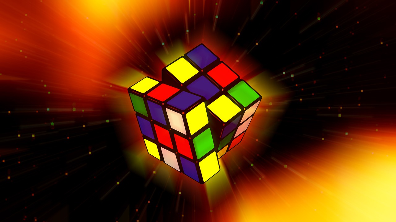 galaxy magic cube cube free photo