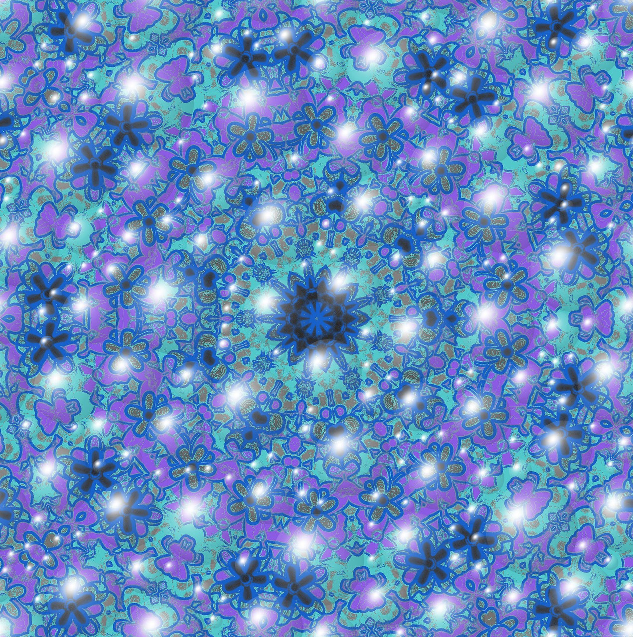 galaxy kaleidoscope warp free photo