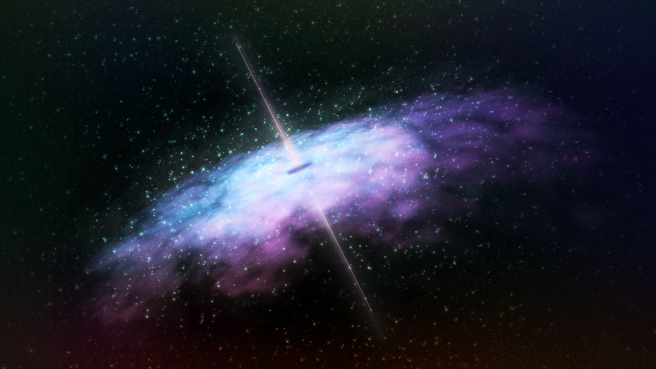 galaxy universe black hole free photo