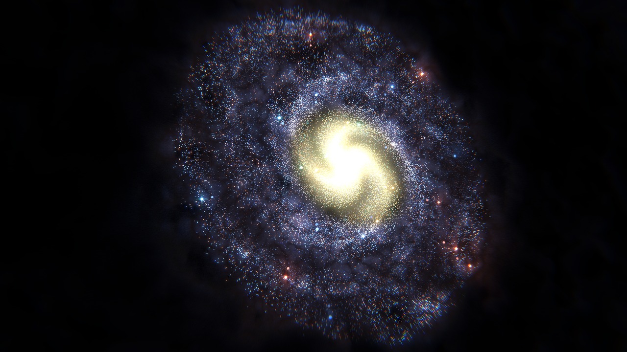 galaxy spiral galaxy fog free photo