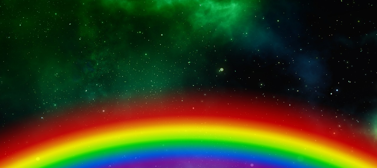 galaxy  rainbow  universe free photo