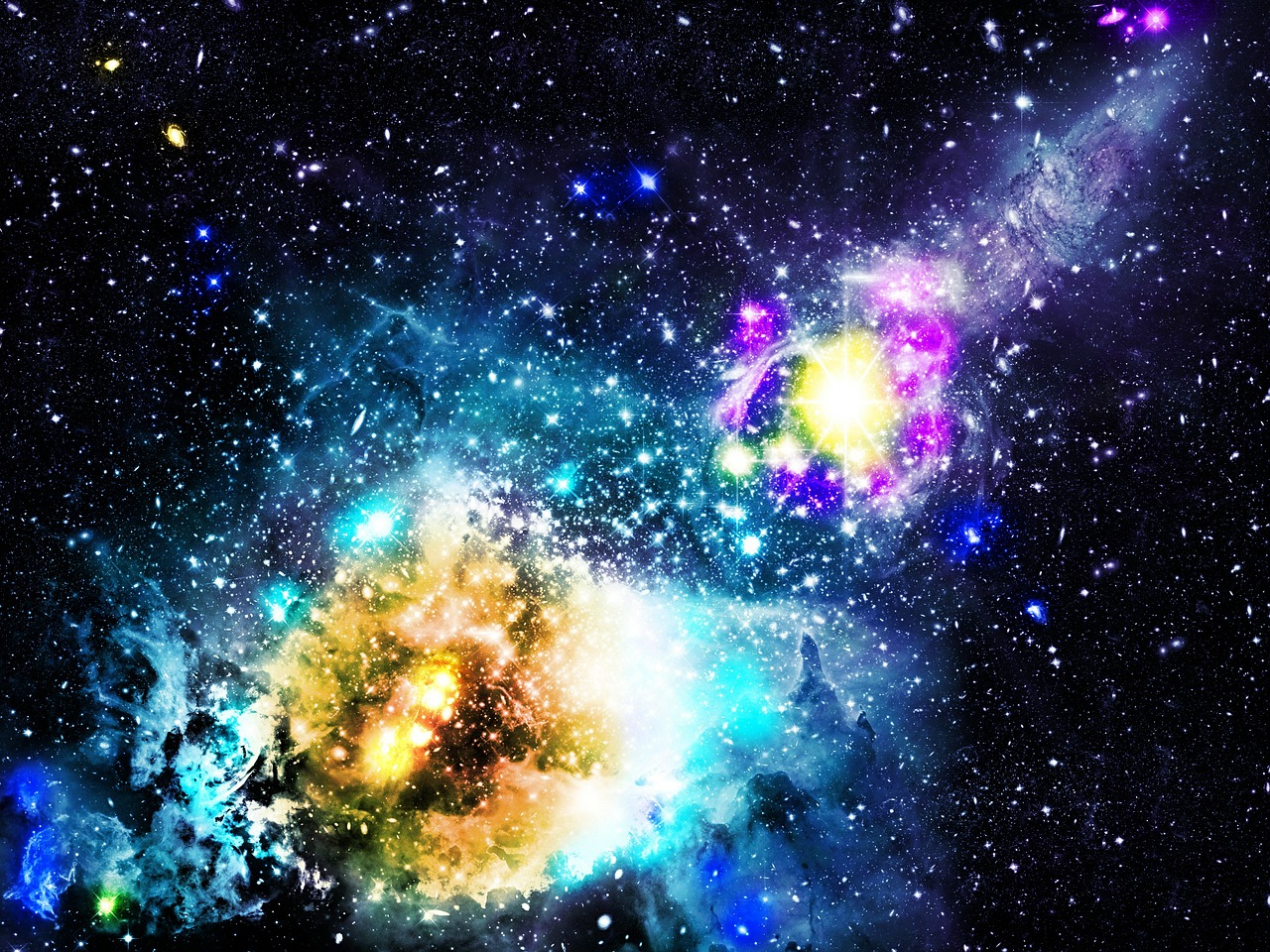 galaxy deep space space free photo