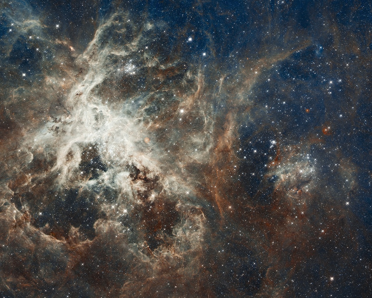 galaxy star tarantula nebula free photo