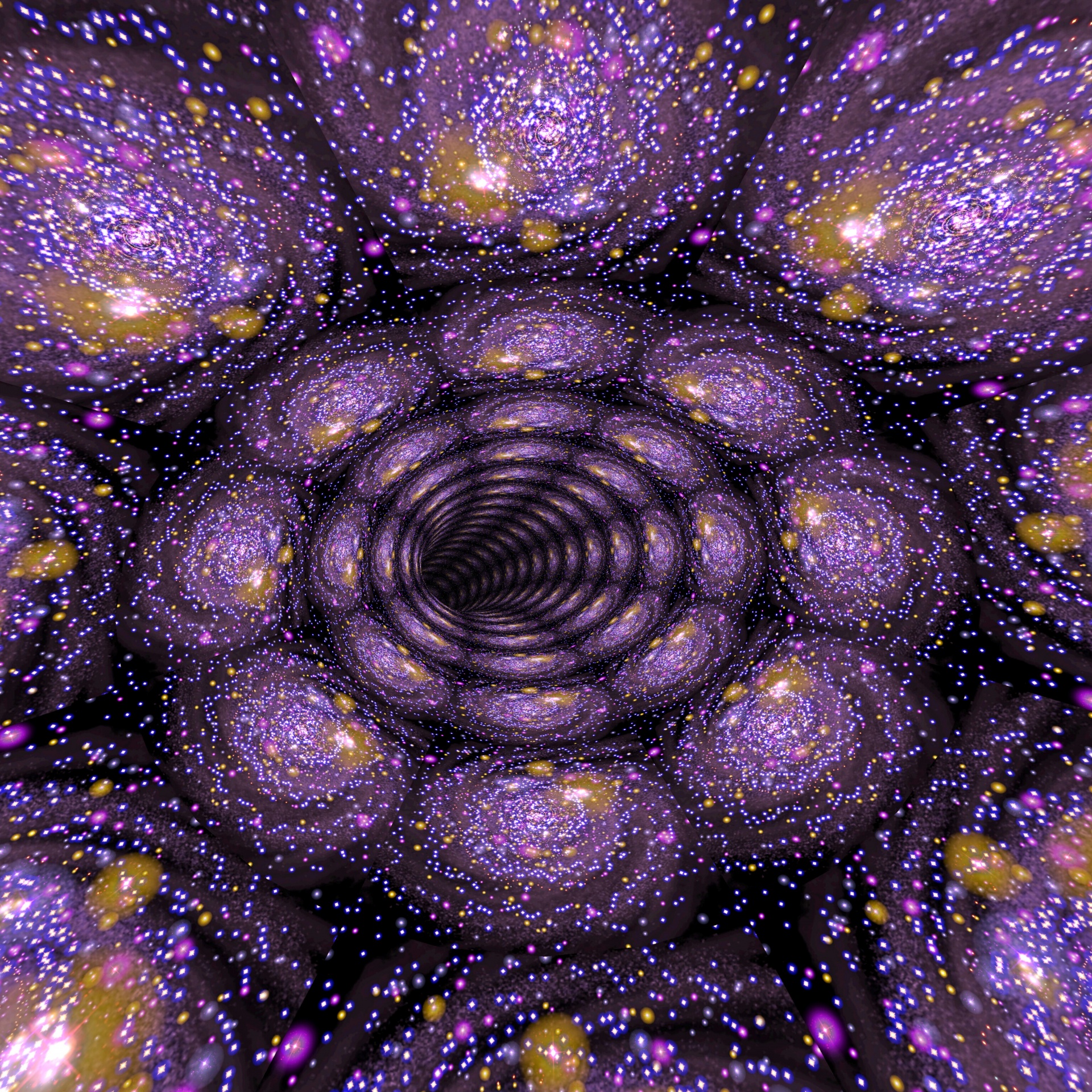 wallpaper galaxy tunnel free photo