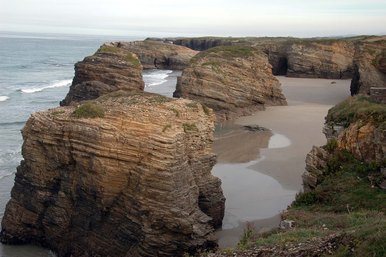 galicia beach of the cathedrals ribadeo free photo