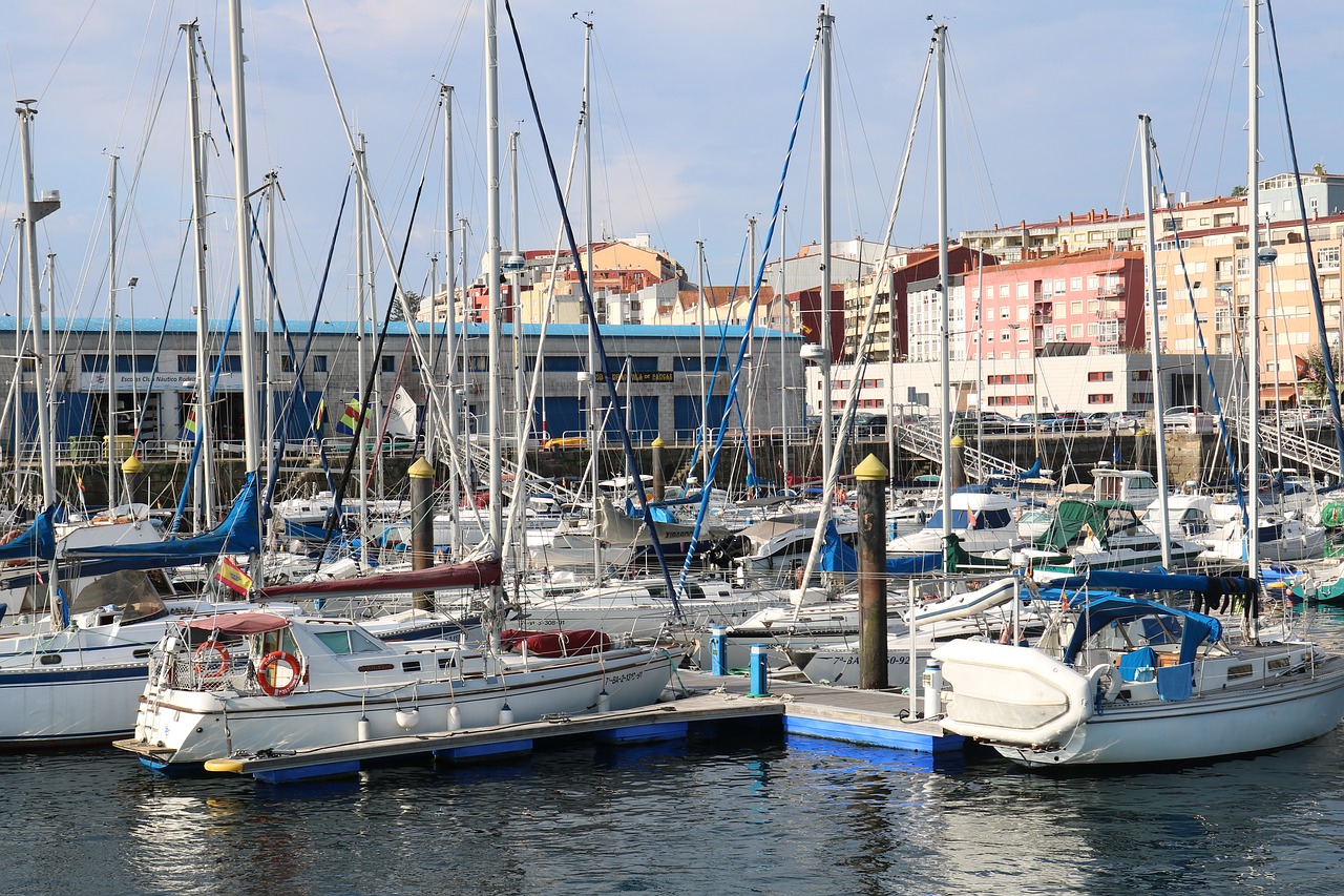 galicia  port  boats free photo