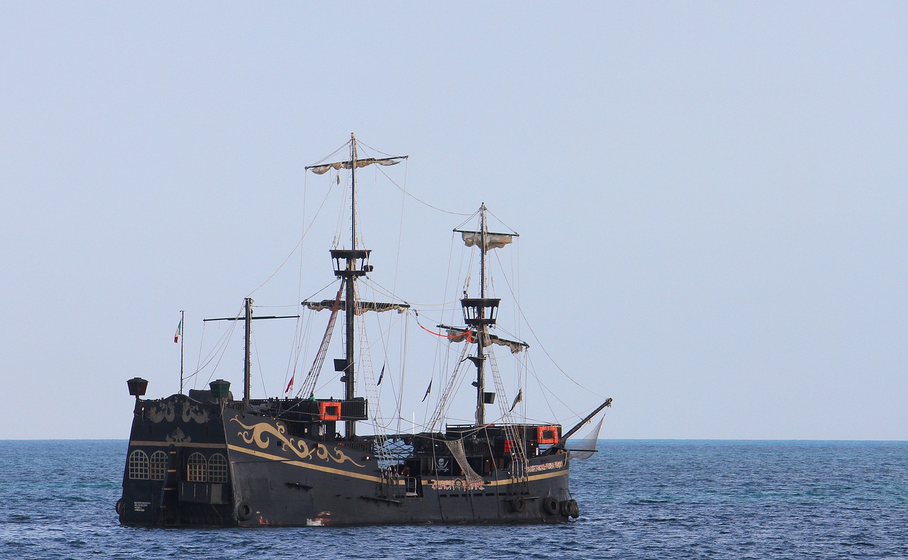 galleon pirates carribean free photo