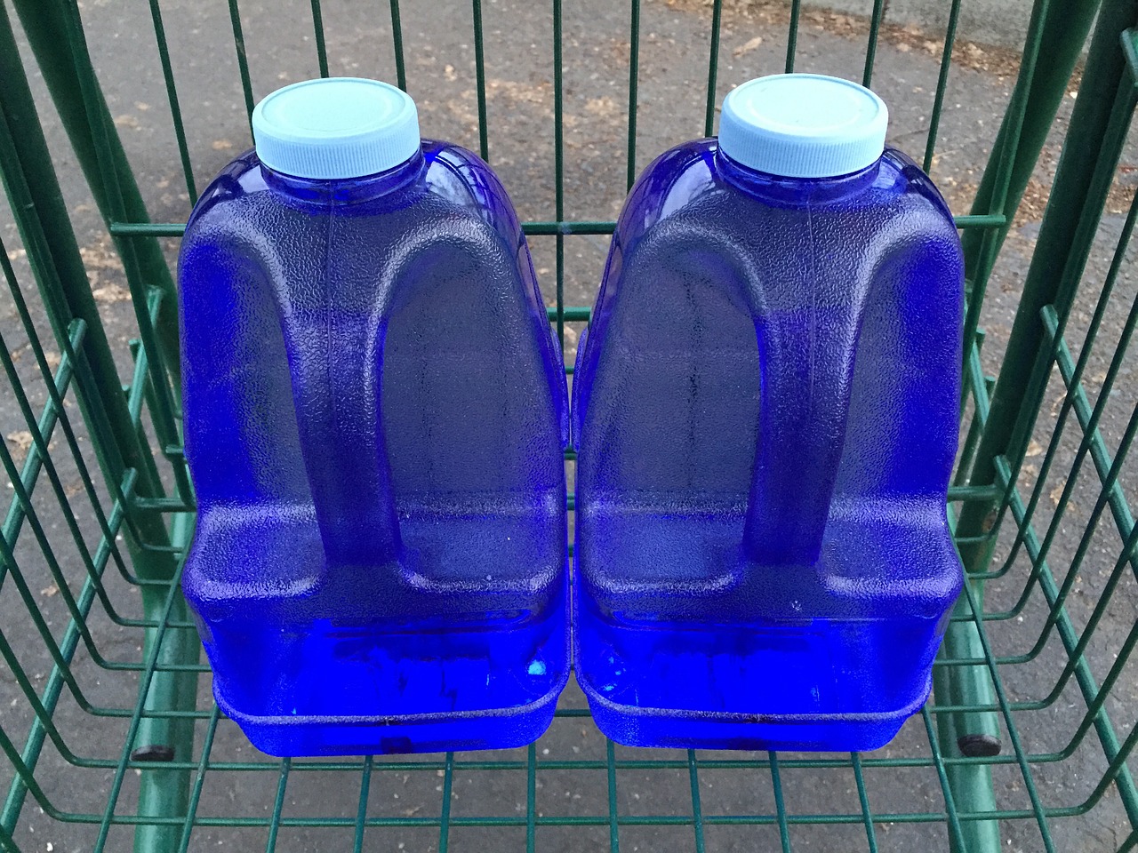 gallon container blue free photo