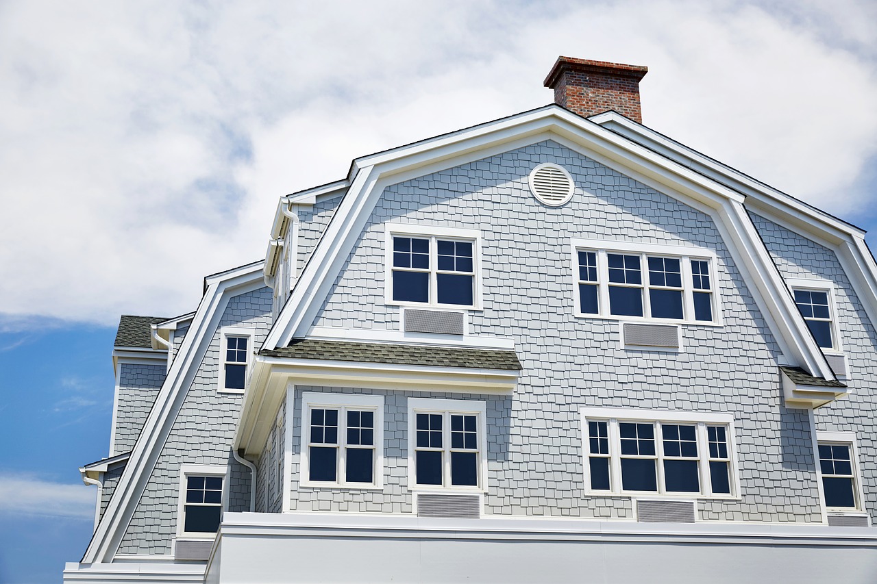 gambrel roof architecture building free photo