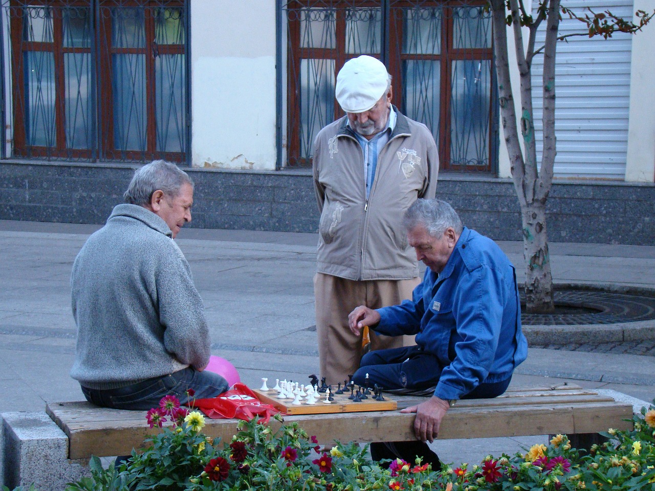 game chess men free photo