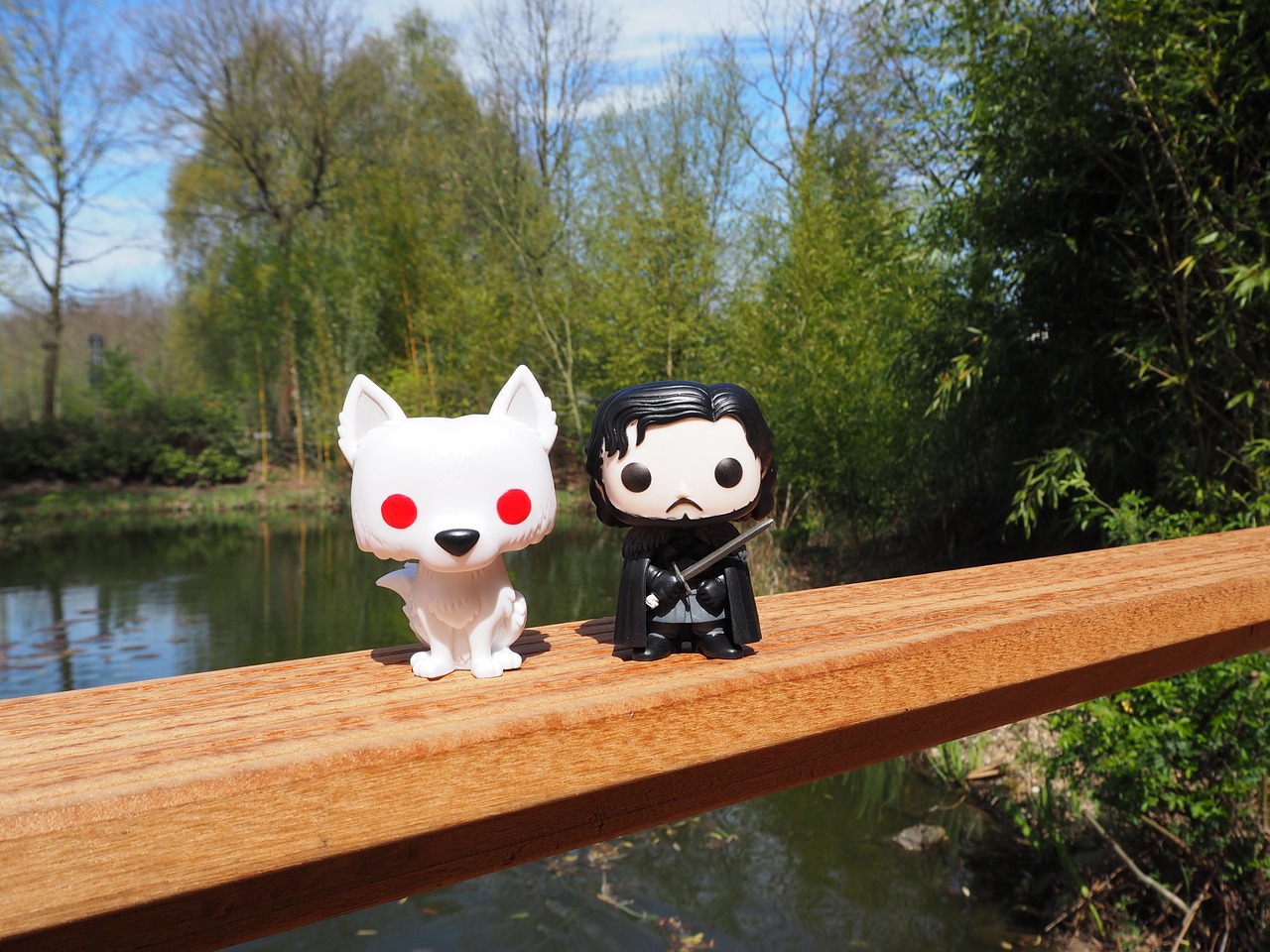 Game Of Thrones Jon Snow Ghost Funko Pop Funko Vinyl Free Image