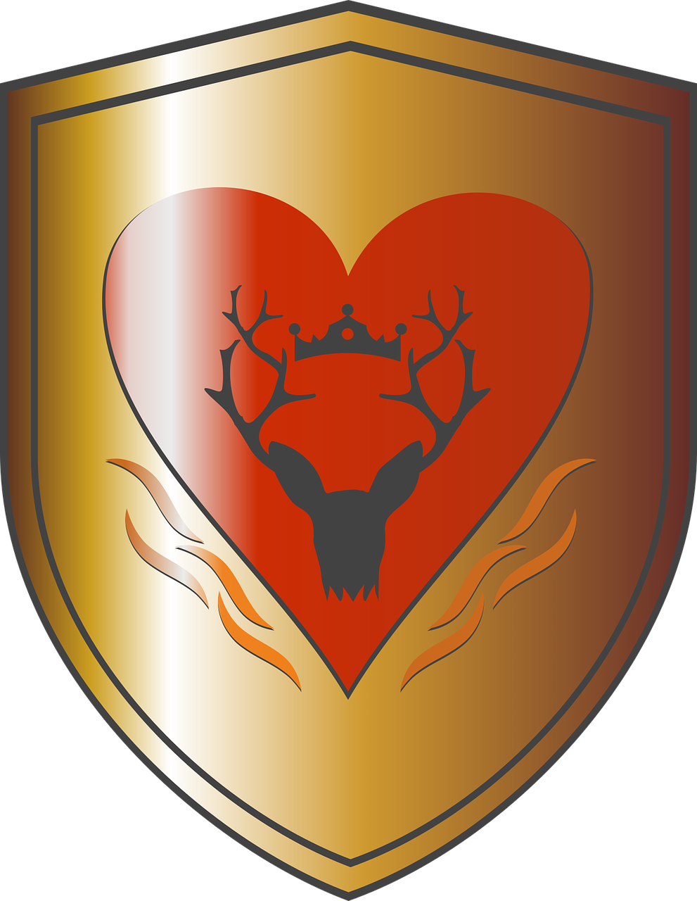 the throne game house baratheon coat of arms free photo