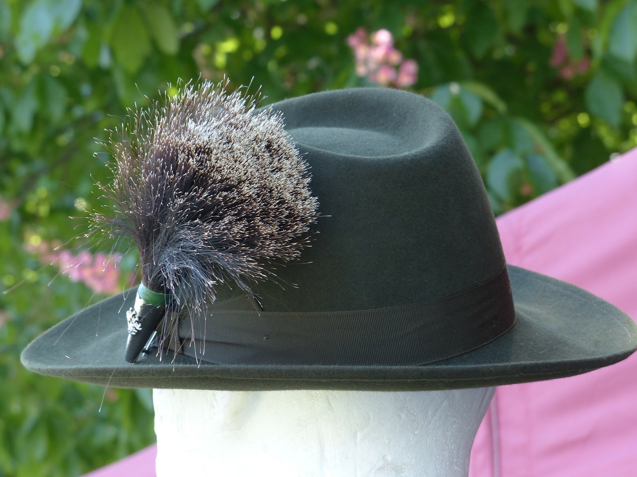 gamsbart costume hat decoration free photo
