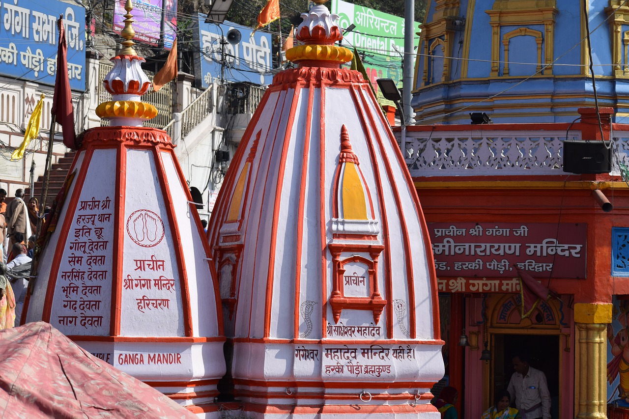 ganga  temple  haridwar free photo