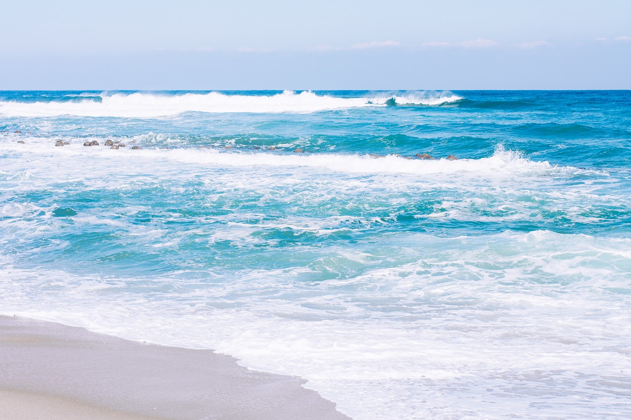 gangneung sea winter free photo