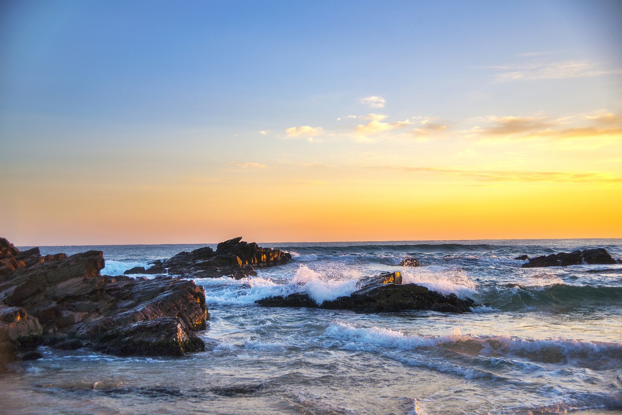 gangneung dawn sea free photo