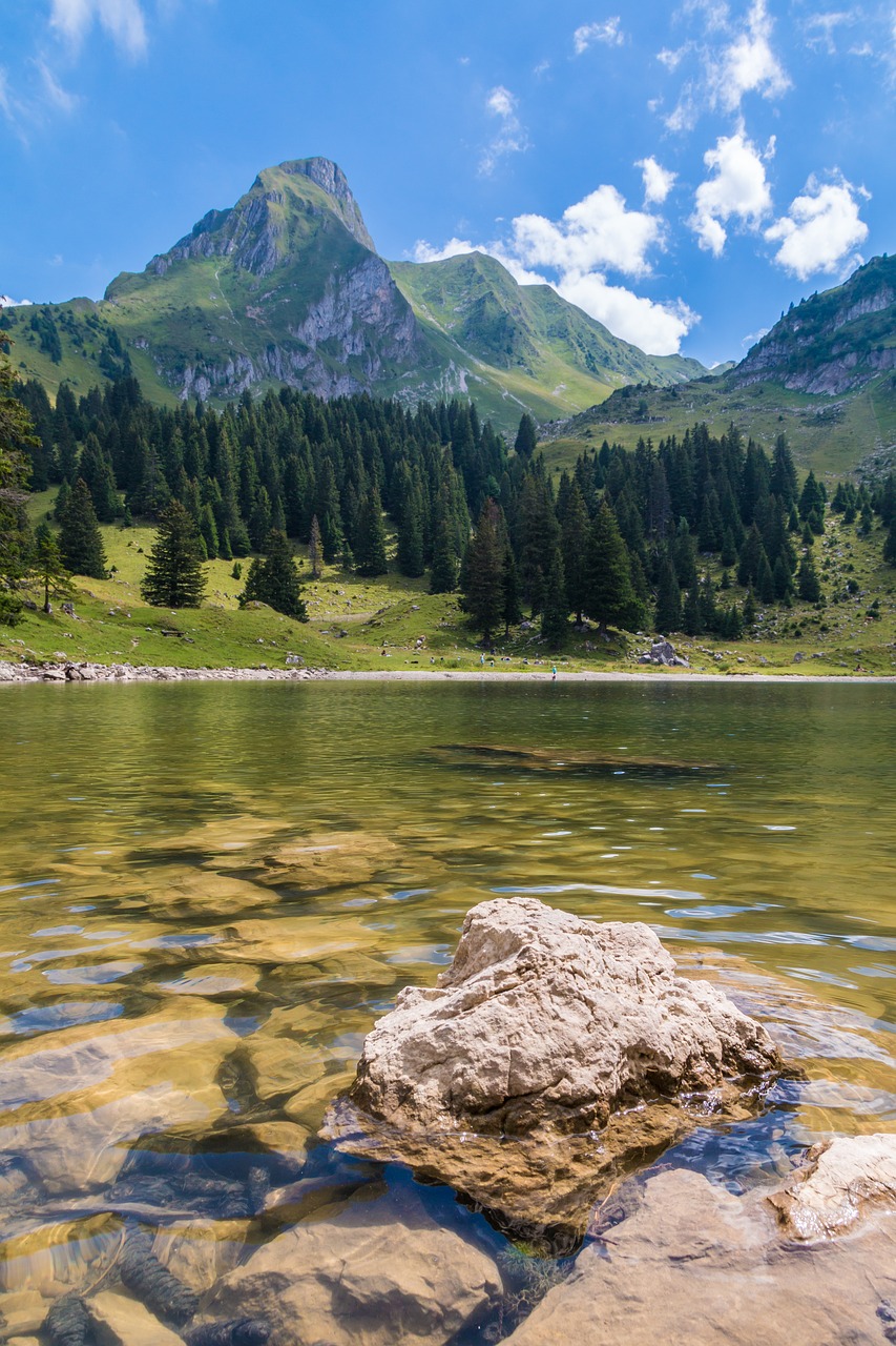 gantrischseeli bergsee mountains free photo