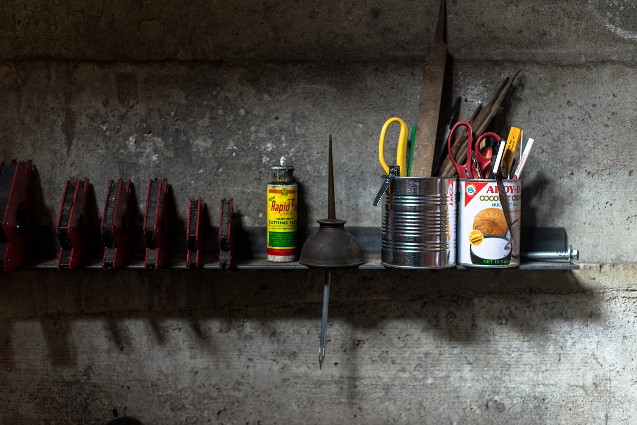garage workshop tools free photo