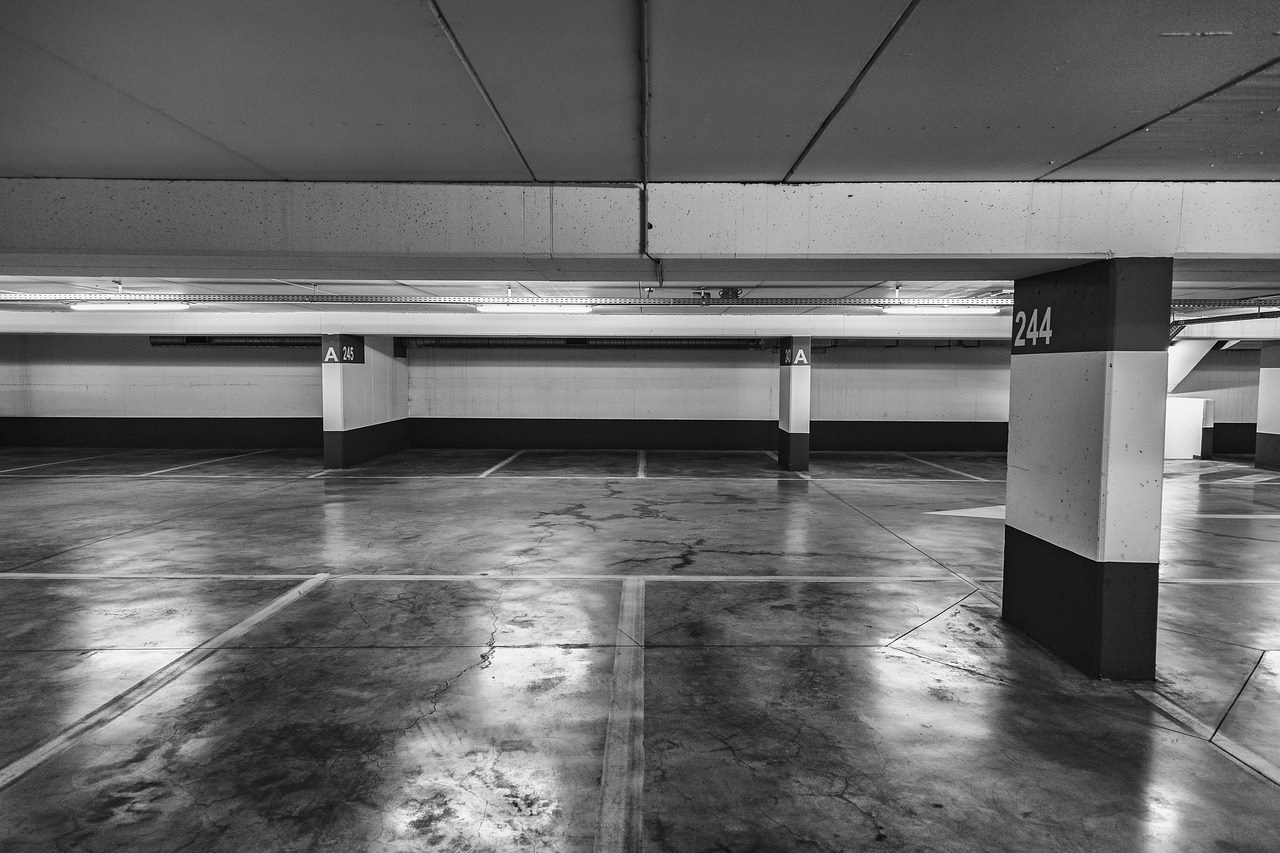 garage  parking  car park free photo