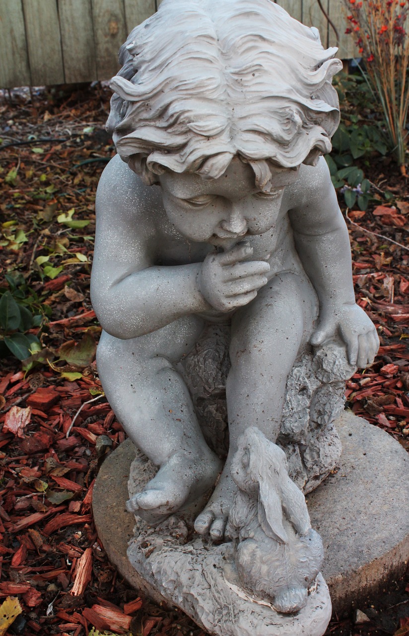 garden sculpture statue free photo