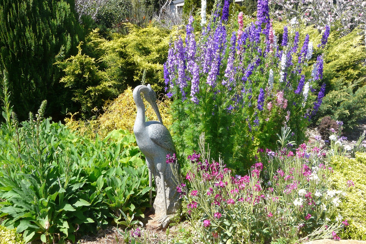 garden statue peaceful free photo