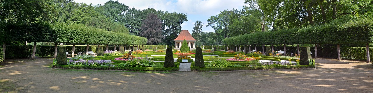 garden panorama schloß wolfsburg free photo