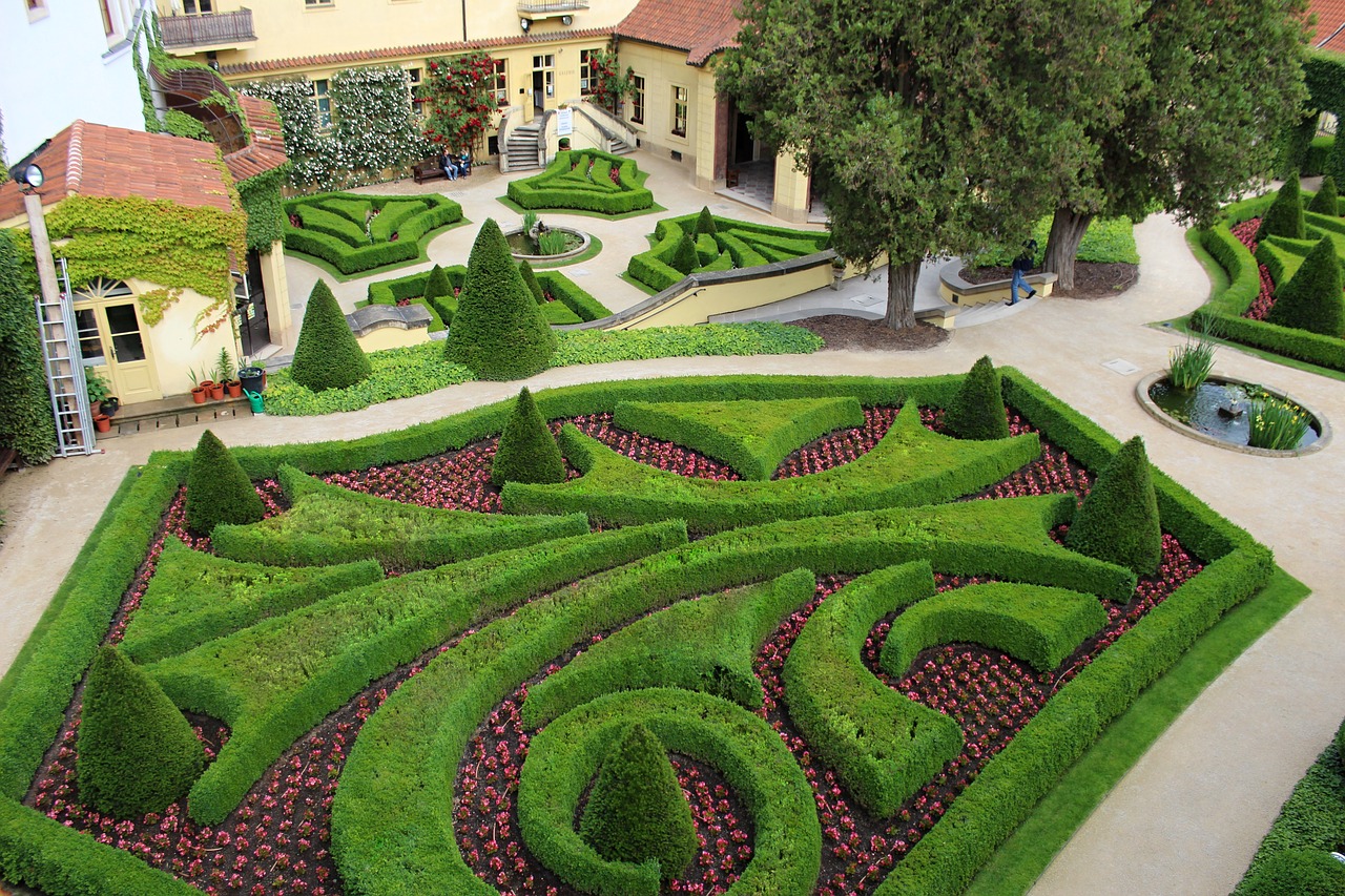 garden prague park free photo