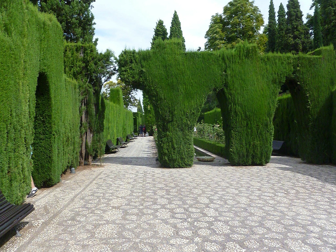garden alhambra andalusia free photo